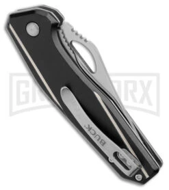 Buck Dealer Tin 247/246 Black Aluminum 2-for-1 Pocket Knife Satin Plain -Knife Store Buck Dealer Tin 247 246 LL Kit BHQ 141778 jr 247 side large