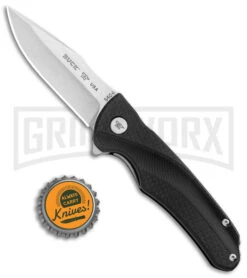 Buck Knives Buck Sprint Select Black Liner Lock Knife - Satin Plain -Knife Store Buck Sprint Select LL Black GFN Satin 0840BKS BHQ 92970 jr bottlecap large