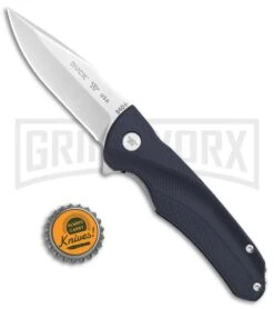 Buck Knives Buck Sprint Select Blue Liner Lock Knife - Satin Plain -Knife Store Buck Sprint Select LL Blue Satin 0840BLS BHQ 106700 jr bottlecap large