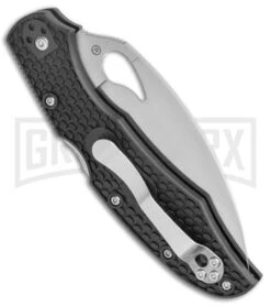 Byrd Cara Cara 2 Folding Knife Black FRN Wharncliffe - Satin Plain -Knife Store Byrd Cara Cara 2 LB Wharncliffe Black Satin BY03PBKWC2 BHQ 139732 jr side large 1