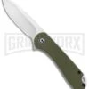 CIVIVI Elementum Green G-10 Liner Lock Knife - Satin Plain
