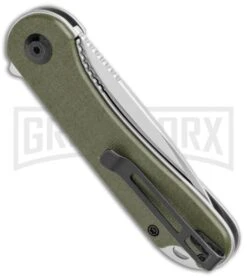 CIVIVI Elementum Green G-10 Liner Lock Knife - Satin Plain -Knife Store CIVIVI Elementum Liner Lock Green G 10 Satin C907E BHQ 104240 jr side large
