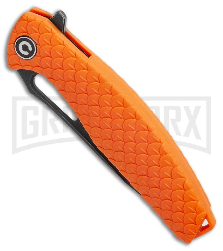 CIVIVI Wyvern Orange FRN Folding Knife - Black Plain 2 CIVIVI Wyvern Orange FRN Folding Knife - Black Plain - Image 2