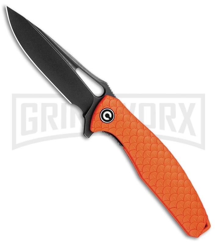 CIVIVI Wyvern Orange FRN Folding Knife - Black Plain 1 CIVIVI Wyvern Orange FRN Folding Knife - Black Plain