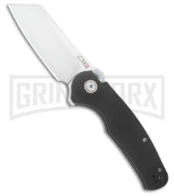 CJRB Cutlery Crag Black Recoil-lock Knife - Stonewash Plain