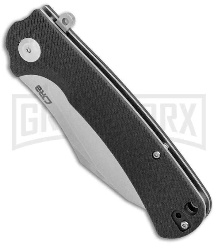 CJRB Cutlery Talla Black Liner Lock Knife - Stonewash Plain 2 CJRB Cutlery Talla Black Liner Lock Knife - Stonewash Plain - Image 2