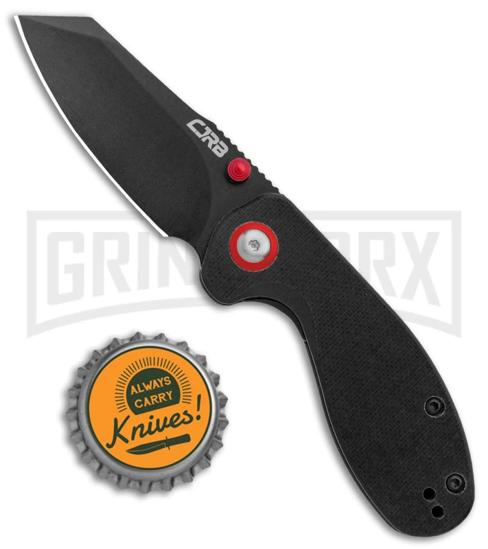 CJRB Swaggs Maileah Black G-10 Folding Knife - Black Plain 4 CJRB Swaggs Maileah Black G-10 Folding Knife - Black Plain - Image 4