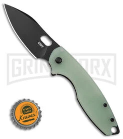 CRKT Limited Release Pilar III Frame Lock Knife Jade G-10 (3" Black D2) -Knife Store CRKT Blade HQ Exclusive Pillar III FLK Jade G10 3in Black D2 BHQ 141312 td size large