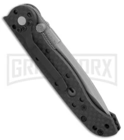 CRKT Carson M16-01F Folding Knife Carbon Fiber- Satin Plain -Knife Store CRKT Carson M16 01F spear point cf satin BHQ 69070 er side large