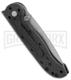 CRKT Carson M16-10F Carbon Fiber Folding Knife - Tanto Satin Serr -Knife Store CRKT Carson M16 10F tanto cf satin serr BHQ 69073 er side large