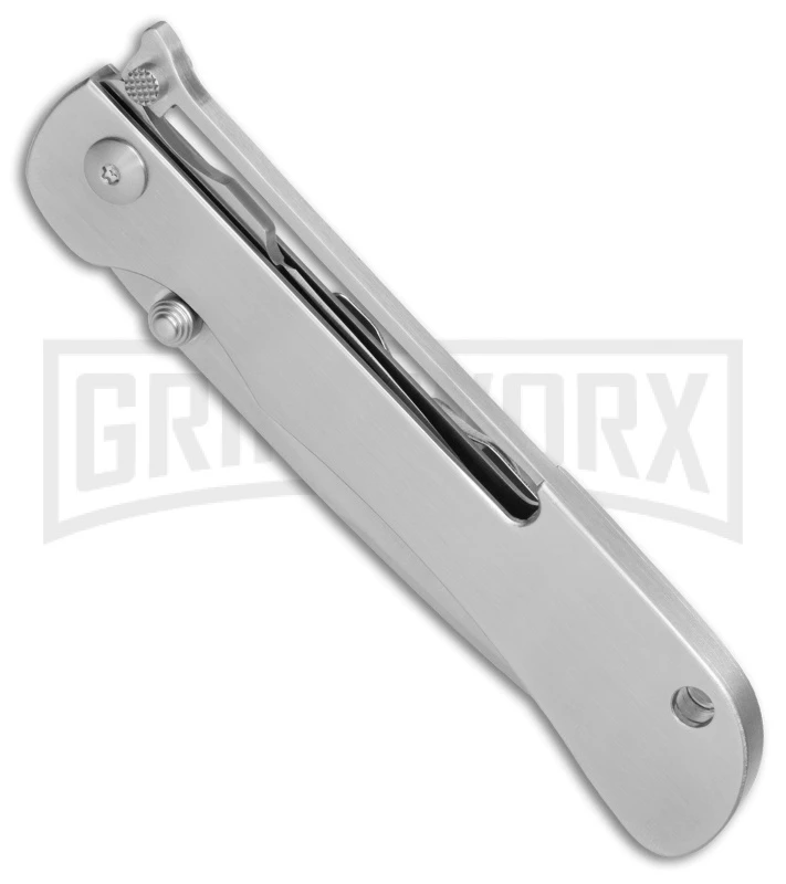 CRKT Crawford Offbeat Lockback Knife - Satin Drop Point 3 CRKT Crawford Offbeat Lockback Knife - Satin Drop Point - Image 3