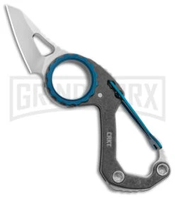 CRKT Mike Bond Compano Stainless Carabiner Knife - Sheepsfoot Satin Plain