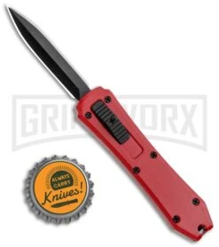 Coffin Blaster Red DA/OTF Automatic Knife - Black Plain 7 Coffin Blaster Red DA/OTF Automatic Knife - Black Plain -Knife Store Coffin Blaster Red DA OTF Auto Black Plain GX 35330 jr bottlecap large