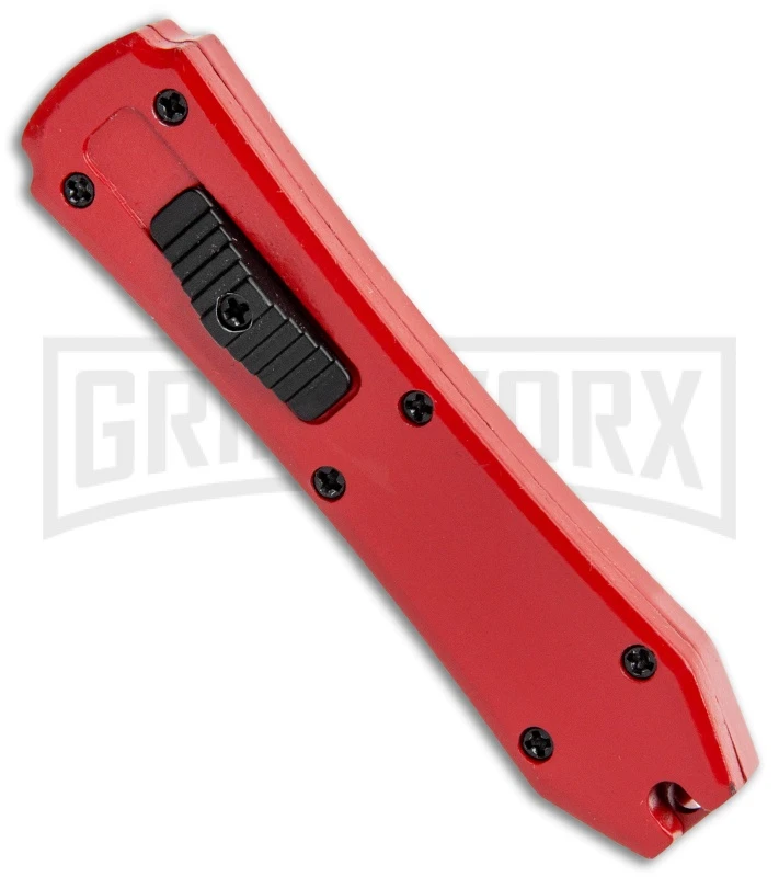 Coffin Blaster Red DA/OTF Automatic Knife - Black Plain 2 Coffin Blaster Red DA/OTF Automatic Knife - Black Plain - Image 2
