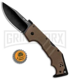 Cold Steel AK-47 FDE G-10 Folding Knife - Black Plain -Knife Store Cold Steel AK 47 LB Coyote Tan G 10 Black 58MVF BHQ 35180 jr bottlecap large