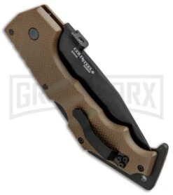 Cold Steel AK-47 FDE G-10 Folding Knife - Black Plain -Knife Store Cold Steel AK 47 LB Coyote Tan G 10 Black 58MVF BHQ 35180 jr side large