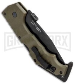 Cold Steel AK-47 OD Green G-10 Folding Knife - Black Plain -Knife Store Cold Steel AK 47 LB OD Green G 10 Black 58MVG BHQ 33095 jr side large