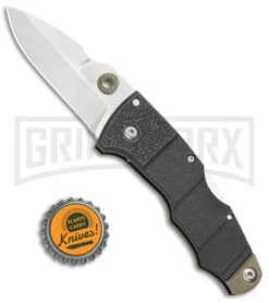 Cold Steel Grik Black GFN Tri-Ad Lock Knife - Satin Plain -Knife Store Cold Steel Grik Tri Ad LB GFN 28E BHQ 52023 jr bottlecap 2 large