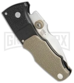 Cold Steel Grik Black GFN Tri-Ad Lock Knife - Satin Plain -Knife Store Cold Steel Grik Tri Ad LB GFN 28E BHQ 52023 jr side large