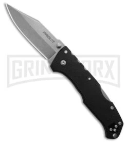 Cold Steel Pro Lite Black GFN Clip Point Tri-Ad Lock Knife - Satin Plain