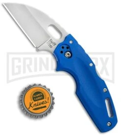 Cold Steel Tuff Lite Blue Folding Knife - Satin Plain -Knife Store Cold Steel Tuff Lite Tri Ad Blue 20LTB BHQ 51967 jr bottlecap 2 large