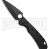 Daggerr Knives Zhalo Black Aluminum Automatic Knife - Black Plain