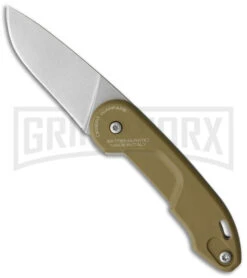 Extrema Ratio Desert Warfare BFO R OD Green Pocket Knife - Stonewash Plain