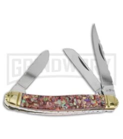 Frost Cutlery Cherokee Stoneworks Stockman Red Traditional Pocket Knife