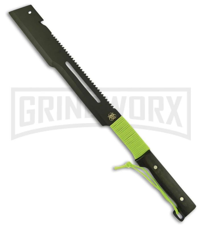 Frost Cutlery Zombie Pathmaker Micarta Machete - Black Plain 1 Frost Cutlery Zombie Pathmaker Micarta Machete - Black Plain