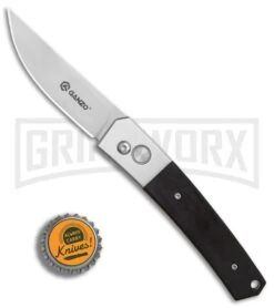 Ganzo Knives Black Wood Automatic Knife - Satin Plain 7 Ganzo Knives Black Wood Automatic Knife - Satin Plain -Knife Store Ganzo Knives Black Wood G10 satin plain BHQ 27479 er bottlecap 2 large