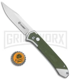 Ganzo Knives G719 Green G-10 Automatic Knife - Clip Point Stonewash -Knife Store Ganzo Knives G719 Green G 10 Clip Point SW G719 GR BP 24623 jr bottlecap large 1