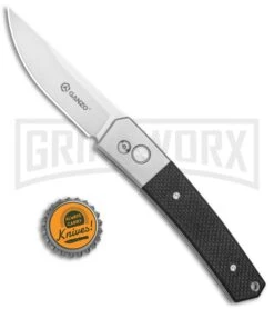 Ganzo Knives G7362-BK Black G-10 Automatic Knife - Flat Grind Stonewash -Knife Store Ganzo Knives G7362 Black G 10 Auto Flat Grind SW BP 24621 jr bottlecap large