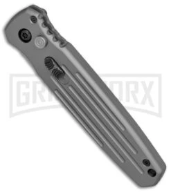 Gerber Covert Gray Automatic Knife - Stonewash Plain -Knife Store Gerber Auto Covert Tactical Gray SW BHQ 67393 er spine large 1
