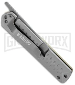 Gerber Ayako Green Aluminum Frame Lock Knife - Gray Plain 6 Gerber Ayako Green Aluminum Frame Lock Knife - Gray Plain -Knife Store Gerber Ayako FL Green Aluminum Gray 30 001690 BHQ 105513 jr side large