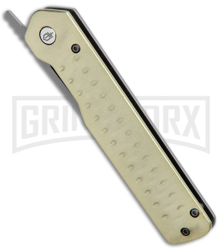 Gerber Ayako Green Aluminum Frame Lock Knife - Gray Plain 2 Gerber Ayako Green Aluminum Frame Lock Knife - Gray Plain - Image 2
