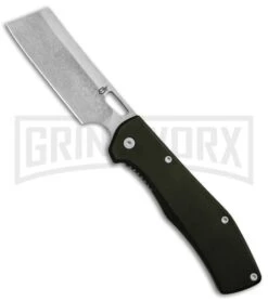 Gerber FlatIron Cleaver Dark Gray Aluminum Frame Lock Knife - SW Plain