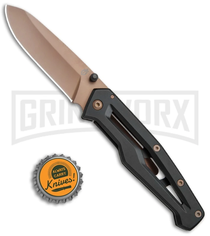 Gerber Paralite Black Folding Knife - Rose Plain 4 Gerber Paralite Black Folding Knife - Rose Plain - Image 4
