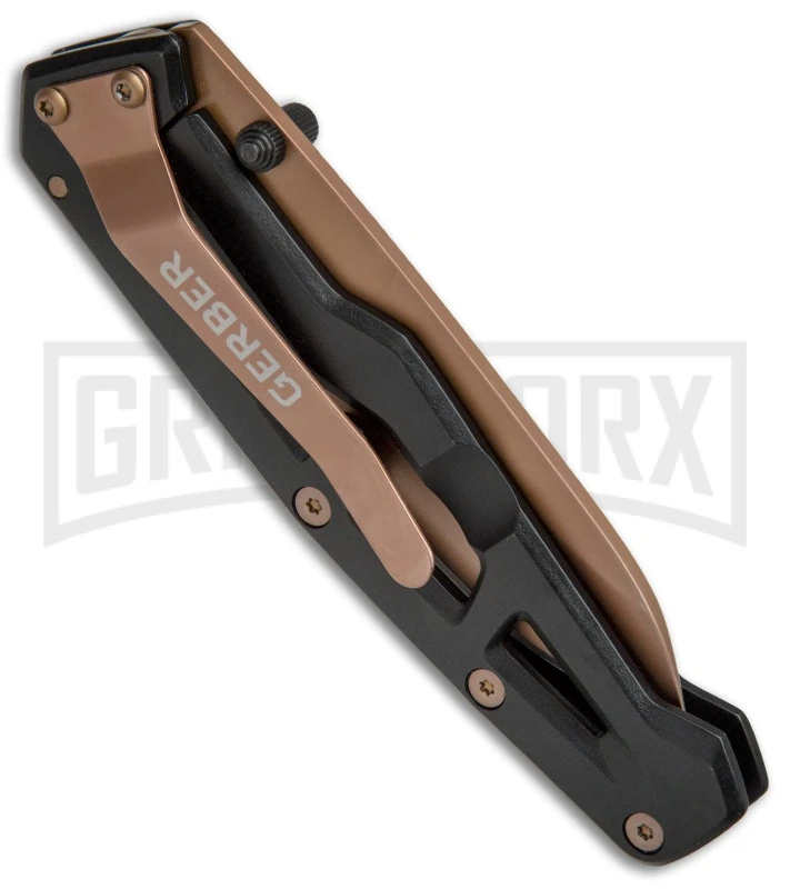 Gerber Paralite Black Folding Knife - Rose Plain 3 Gerber Paralite Black Folding Knife - Rose Plain - Image 3