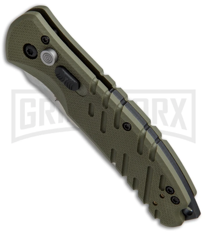 Gerber Propel Downrange OD Green Automatic Knife - Tanto Stonewash 2 Gerber Propel Downrange OD Green Automatic Knife - Tanto Stonewash - Image 2