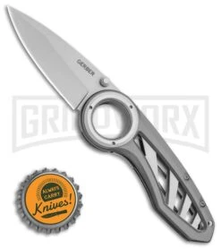 Gerber Remix Knife Aluminum Folding Knife - Bead Blast Plain 7 Gerber Remix Knife Aluminum Folding Knife - Bead Blast Plain -Knife Store Gerber Remix Frame Lock Knife 2.9 Bead Blast 22 41968 BHQ 20176 LS Bottlecap large