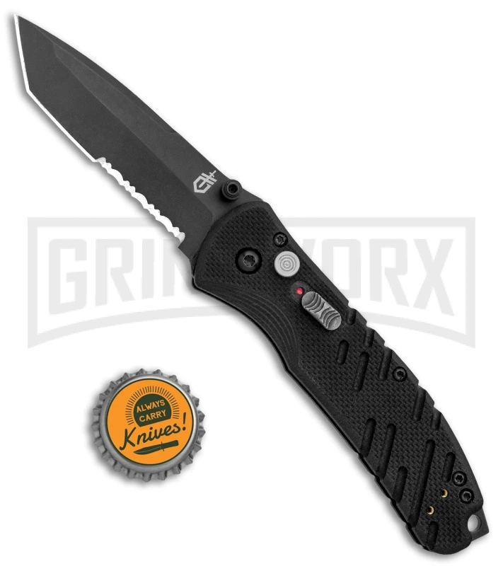 Gerber Propel Downrange Black Spring Assist Knife - Tanto Black Serr 4 Gerber Propel Downrange Black Spring Assist Knife - Tanto Black Serr - Image 4