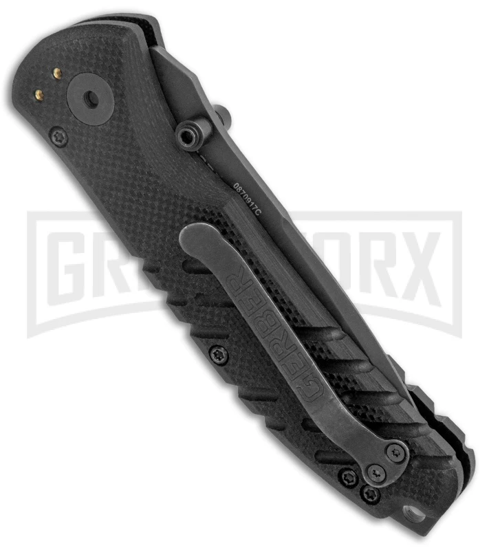 Gerber Propel Downrange Black Spring Assist Knife - Tanto Black Serr 3 Gerber Propel Downrange Black Spring Assist Knife - Tanto Black Serr - Image 3