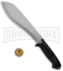 Gerber Versafix 14" Black GFN Machete Fixed Blade Knife - Stonewash Plain -Knife Store Gerber Versafix 14in Machete Black SW 31 003473 BHQ 94218 jr bottlecap large