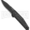 Kershaw Anso Fraxion Liner Lock Knife Carbon Fiber/G-10 BlackWash Clip Point