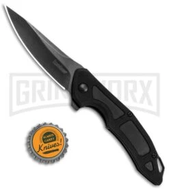 Kershaw Anso Method Liner Lock Knife Black G-10 BlackWash 1170 -Knife Store Kershaw Anso Method LL Black G 10 Blackwash 1170 BHQ 80573 jr bottlecap large