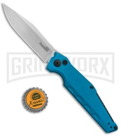 Kershaw Launch 7 Galyean Teal Automatic Knife - Stonewash Plain 7 Kershaw Launch 7 Galyean Teal Automatic Knife - Stonewash Plain -Knife Store Kershaw Galyean Launch 7 Auto Teal SW 7900TEALSW BHQ 92521 jr bottlecap large