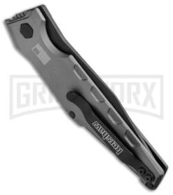 Kershaw Launch 7 Galyean Gray Automatic Knife - Black Plain -Knife Store Kershaw Galyean Launch 7 Gray Black 7900GRYBLK BHQ 52153 jr side large