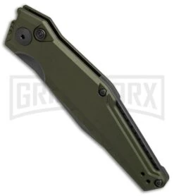 Kershaw Launch 7 Galyean OD Green Automatic Knife - Black Plain 7 Kershaw Launch 7 Galyean OD Green Automatic Knife - Black Plain -Knife Store Kershaw Galyean Launch 7 OD Green black BHQ 75927 er spine large