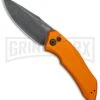 Kershaw Launch 1 Orange Aluminum Automatic Knife - Blackwash Plain