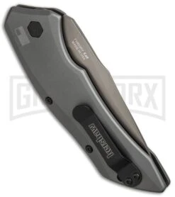 Kershaw Launch 1 Gray Automatic Knife - Gray DLC Plain -Knife Store Kershaw Launch 1 Gray Alum Gray DLC 7100GRY BHQ 68949 jr side large